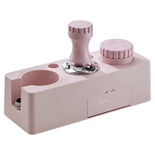 Bincoo少女粉咖啡压粉器底座套装意式51/58mm布粉器压粉锤三件套