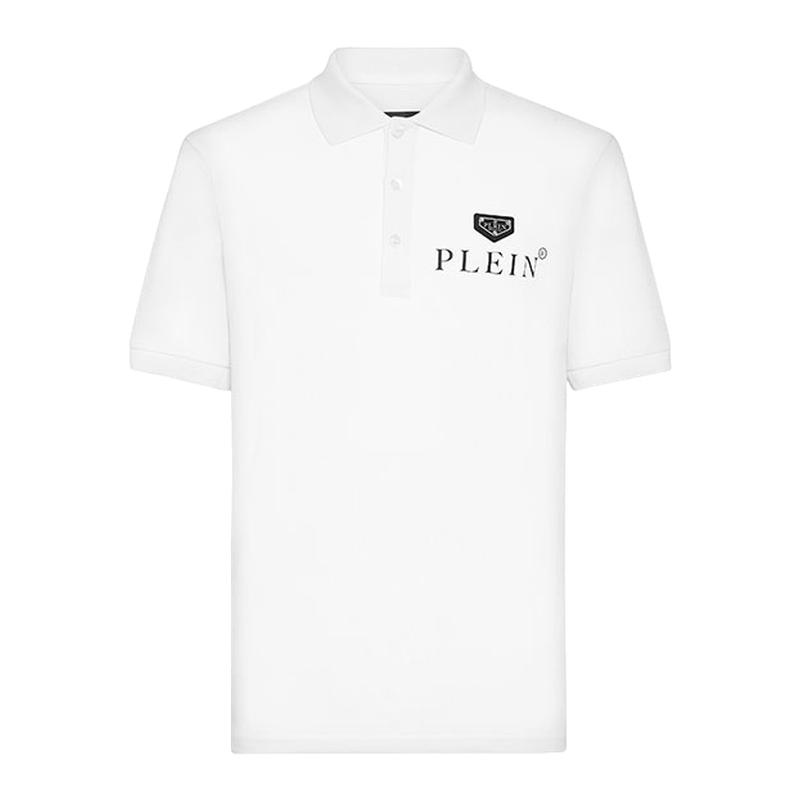 PHILIPP PLEIN 男士Iconic Plein短袖polo衫夏季宽松上衣