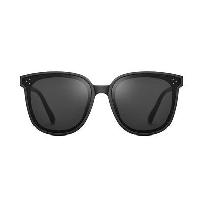 配近视川久保玲偏光方框韩版墨镜