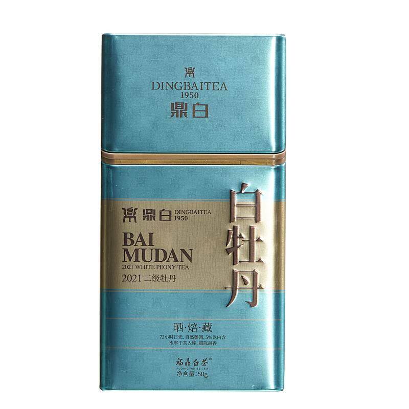 鼎白茶业2021年二级白牡丹5白牡丹
