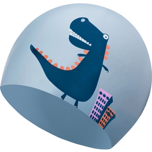 BE范德安儿童泳帽男童女童硅胶高颜值防水不勒头游泳专用装备卡通