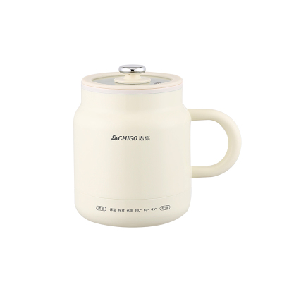 志高电热杯炖煮一体养生烧水壶一人小型热牛奶神器保温陶瓷多功能
