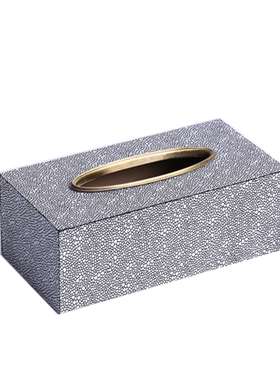 现代简约真皮软装卧室酒店纸巾盒