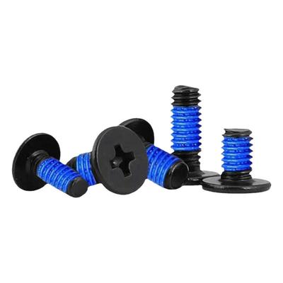 深圳扁平头点胶螺丝CM涂胶耐落