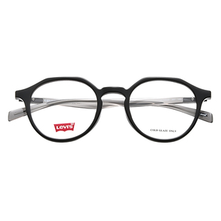 levis新款李维斯近视眼镜框tr90超轻复古黑框显瘦素颜镜男女7113