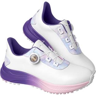 美国PGA 2026高尔夫球鞋女鞋防水/透气可选 旋扣鞋带草地防滑