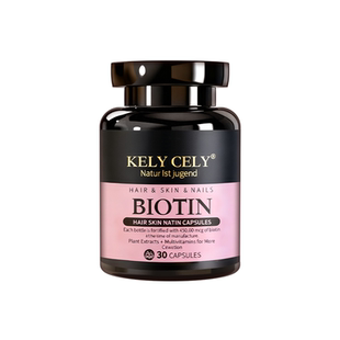 KelyCely凯莉诗15000ug高含量生物素防脱发维b族b7营养软胶囊正品