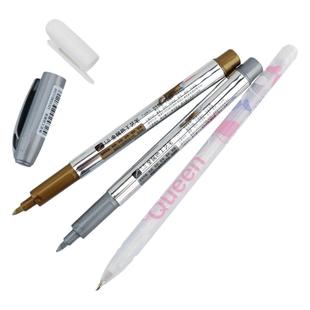 石塑黏土人偶画眼睛高光白用笔金银色布兰迪超轻粘土金属上色颜料