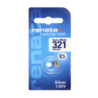 RENATA 适用于原装进口瑞士手表钮扣电池 SR616SW 321 364 379