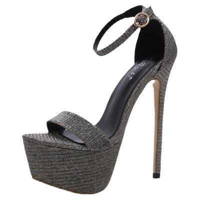 欧美16cm防水台床上女鞋厚底