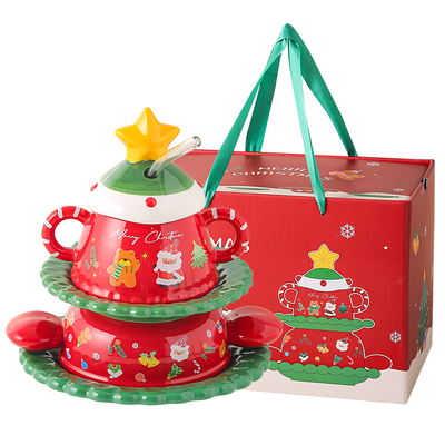 川岛屋圣诞节餐具套装可爱一人食