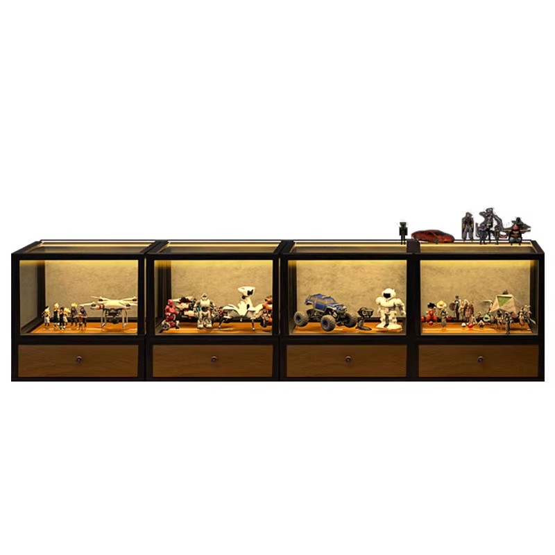世匠带灯乐高适用手办展示电视柜