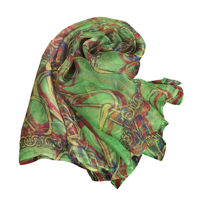 围巾真丝印花小丝巾百搭女秋季