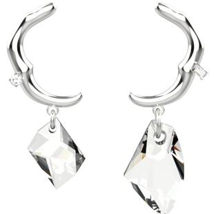 KVK CLOUD 云系列C型水晶耳钉 明星同款原创设计小众S925银耳饰女