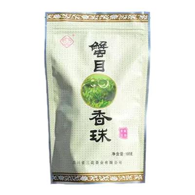 三花牌蟹目香珠100g茉莉花茶叶浓香型茉莉龙珠茶成都茶厂包邮