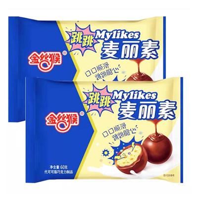 金丝猴跳跳糖麦丽素巧克力豆糖果