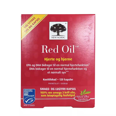 纽诺迪克磷虾油虾青素120粒