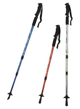 碳素超轻伸缩登山杖减震户外徒步