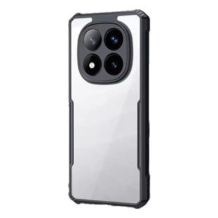 适用小米红米note14手机壳Redmi Note14Pro保护套note14Pro+气囊防摔高透抗黄PC亚克力黑软边潮流男女商务