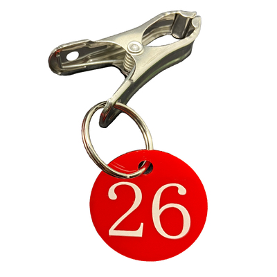 亚克力麻辣烫号码牌餐饮夹子