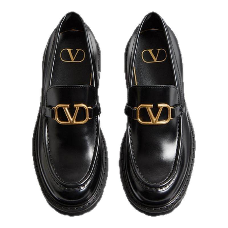 [礼物][6期免息]华伦天奴VALENTINO女士 VLOGO SIGNATURE 乐福鞋