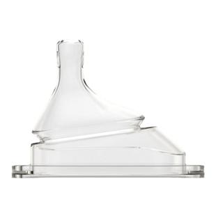 适配Hegen赫根奶嘴奶瓶配件手柄吸管硅胶方形口径防胀气123段Y孔