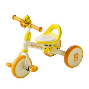 小黄鸭儿童三轮车1-5岁脚踏车自行车手推车遛娃神器宝宝平衡车