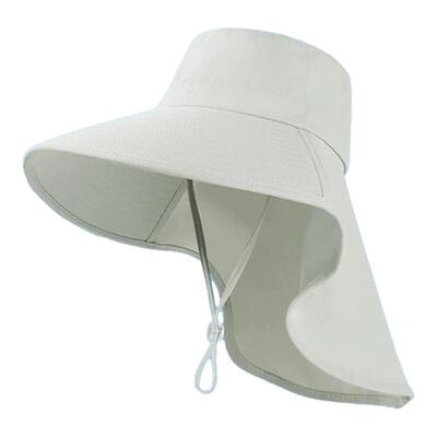 大帽檐防晒帽女防紫外线夏季2026新款户外骑车护脖遮阳帽太阳帽女