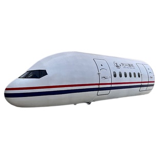 大型合金客机模拟驾驶舱A320飞机实训舱c919客机餐厅景区模型摆件