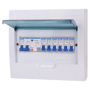 家用明装配电箱全套总成220V农村入户漏电保护器带空开正泰强电箱