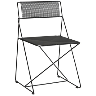 sort丹麦HAY餐椅可堆叠靠背椅金属椅子北欧现代简约X-LINE CHAIR