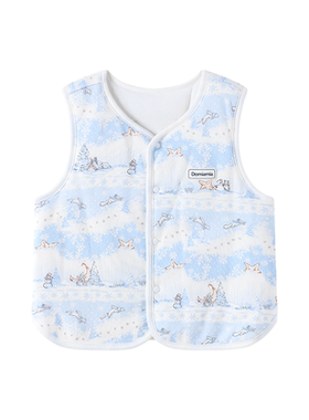 [新品]Domiamia儿童夹棉马甲男童女童26秋冬保暖婴幼儿宝宝背心