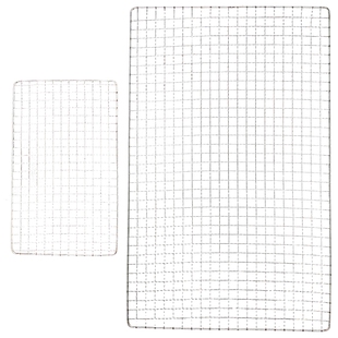 烧烤网家用加粗长方形不锈钢铁丝烤箱炉格架晾网食品级一次性烤网