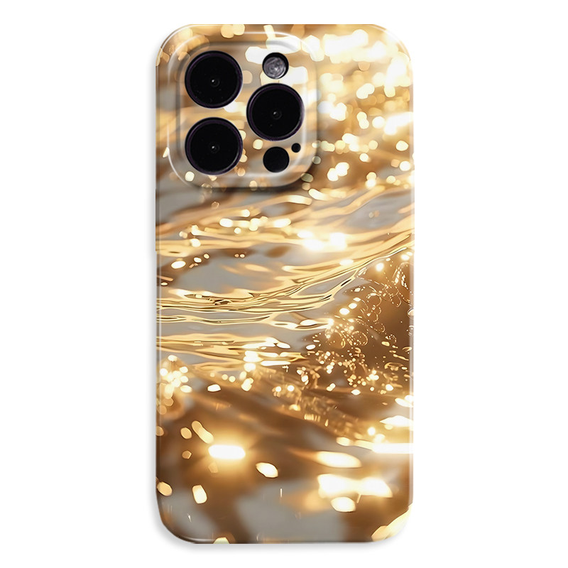 流水生金适用苹果15promax手机壳新款iPhone13菲林18pro好运招财17壳12小众14创意16网红爆款8plus个性11男女