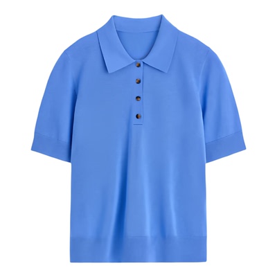标准版型POLO衫蓝色2026春季新品