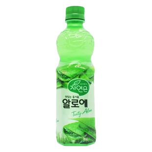 熊津芦荟汁粒粒果肉500ML*20瓶果汁饮料 韩国原装进口