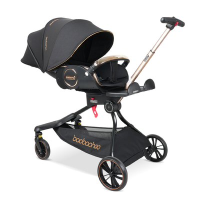 宝宝好V9-C溜娃神器高景观折叠遛娃神器双向可躺儿童车婴儿推车