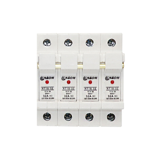 RT18-32X/63X熔断器底座1P2P3P4P导轨式按装保险丝座带指示灯500V
