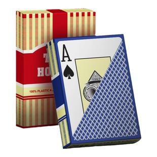 德州扑克牌大字塑料pvc防水耐折加厚磨砂可水洗比赛专用斗地主牌