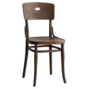 叕木|中古老货\法式复古实木索耐特餐椅欧洲进口原版vintage家具