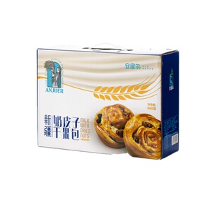 新疆特产安居尔奶皮子干果包列巴糕点果仁面包早餐独立小包装800g