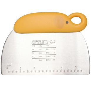 新厨仕不锈钢切面刀馒头切刀硅胶垫专用面团刮刀烘焙工具厨房刮板