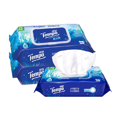 Tempo/得宝湿厕纸80片×3包