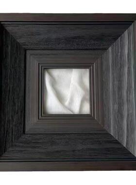 可定制欧式复古中古简约古典纯实木外框油画框装裱挂墙金线银线