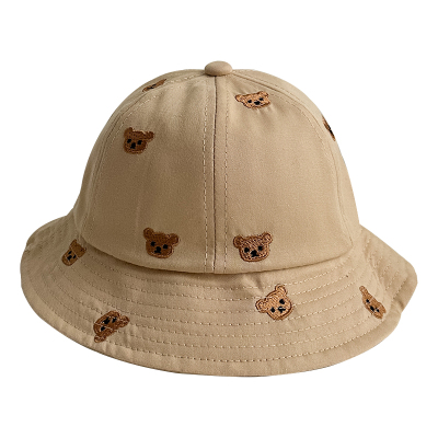春秋渔夫帽韩版小熊遮阳帽