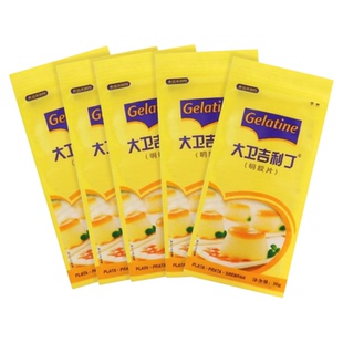 官方大卫吉利丁片食用家用婴儿儿童烘焙材料宝宝自制慕斯蛋糕食品