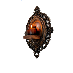 法式复古木雕工艺品挂饰DIY欧式氛围感浮雕墙饰艺术立体中古风画