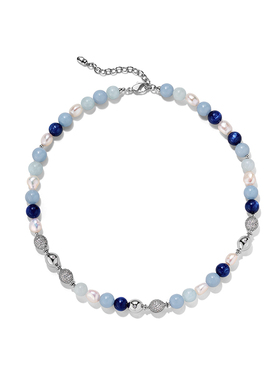 安铂洛利珍珠串珠锁骨链