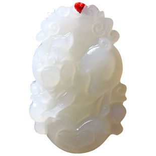 十二生肖天然和田玉吊坠男女老鼠老虎龙形玉石属狗羊蛇兔玉佩项链