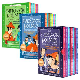 福尔摩斯英文原版探案全集30册盒装英文原版The Sherlock Holmes 神探夏洛克柯南道尔课外阅读提升桥梁书章节书 Easy classic 系列